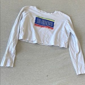 Small cotton on San Francisco crop top